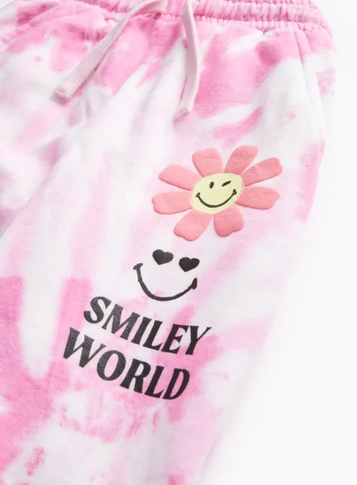 SmileyWorld Pink Tie Dye Joggers 13 years
