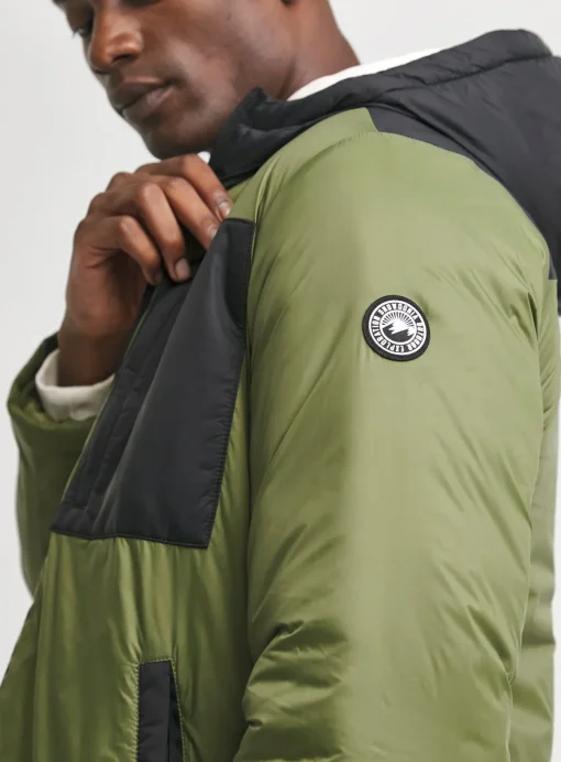 SNOWDONIA Shower Proof Wadded Colour Block Jacket 1XL