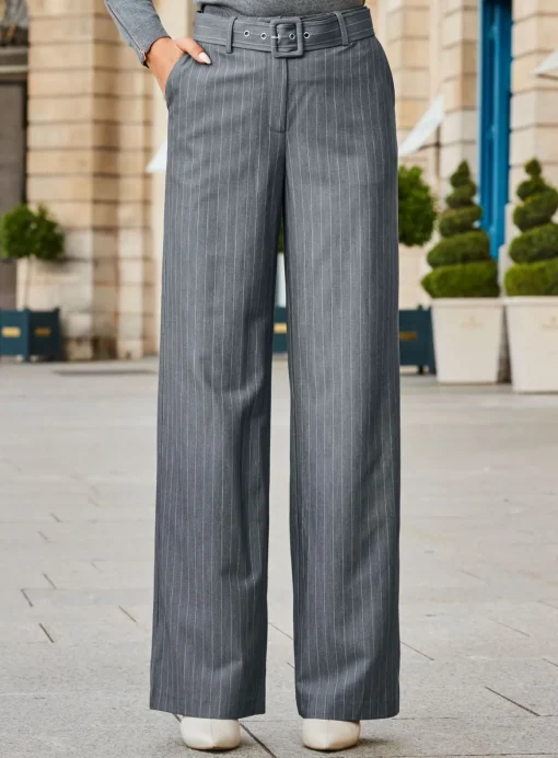 SOSANDAR Pinstripe Trouser 18