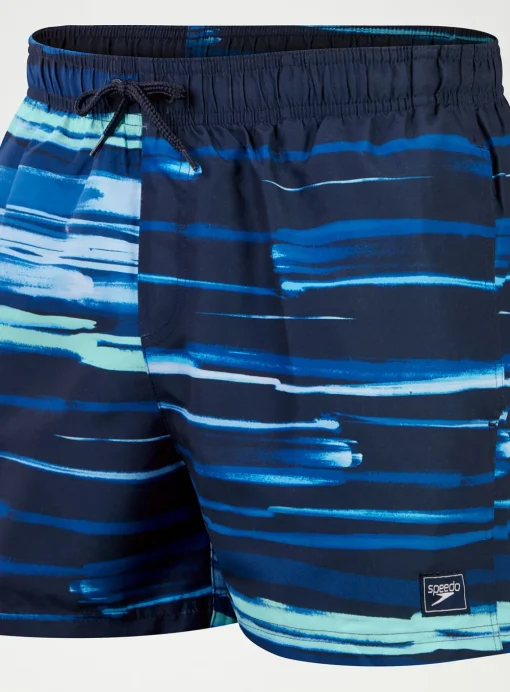 SPEEDO Mens Digital Printed Leisure 14" Swim Shorts XS