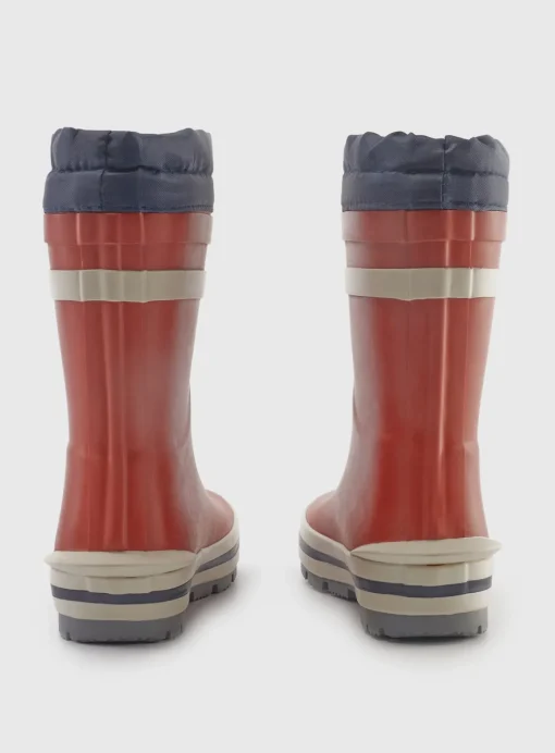 START-RITE Big Puddle Red Tie Top Cosy Wellies 12 Infant