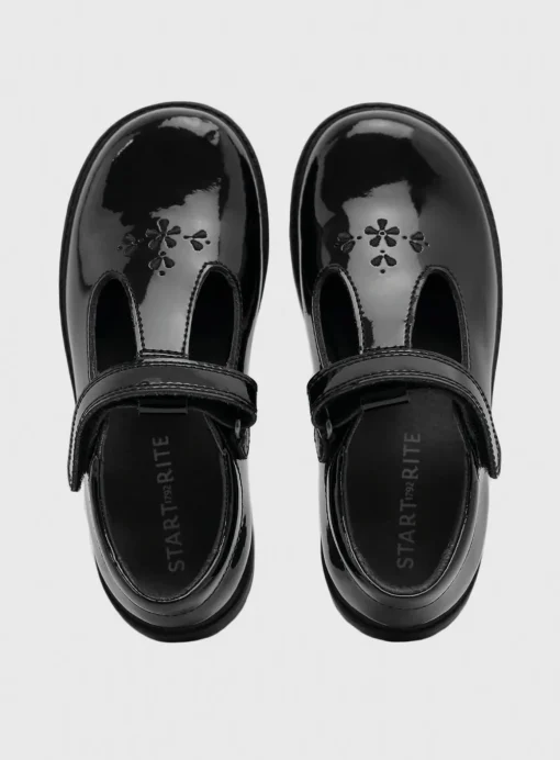 START-RITE Liberty Patent Leather T Bar School Shoes 12.5 Infant