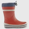 START-RITE Little Puddle Red Tie Top Cosy Wellies 6 Infant