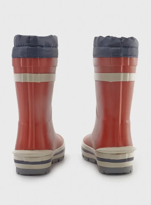START-RITE Little Puddle Red Tie Top Cosy Wellies 6 Infant