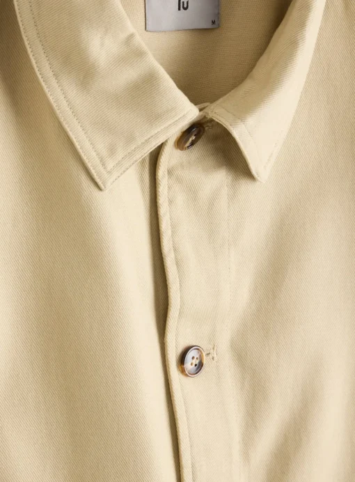 Stone Cotton Twill Shacket XXL