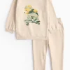 Teddy Bear Graphic Stone Sweatshirt & Joggers Set 2-3 years