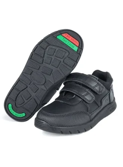 ToeZone Black Smart Trainers 8 Infant