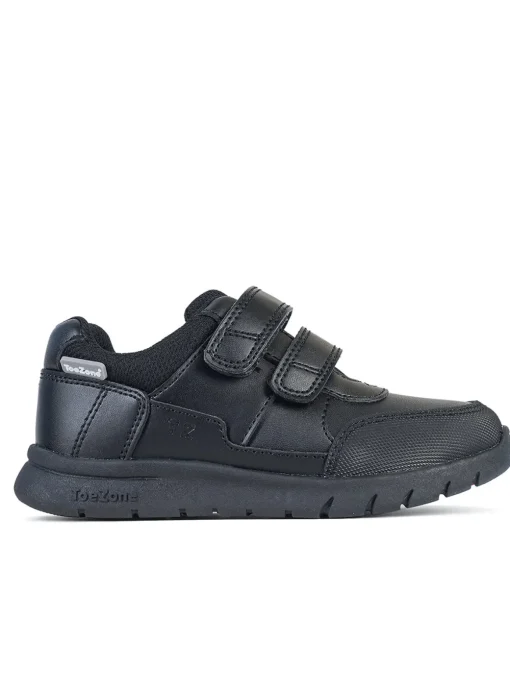 ToeZone Black Smart Trainers 8 Infant