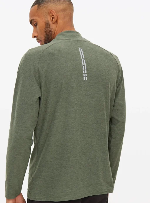 Tu Active Khaki Half Zip Long Sleeve Top XXL