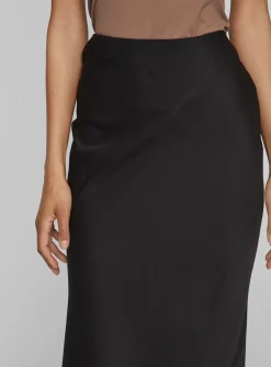 VILA Satin Midi Skirt 8