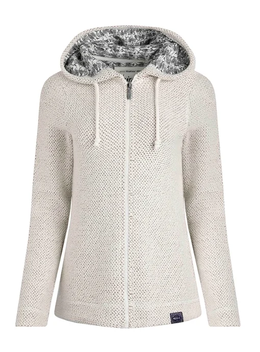 WEIRD FISH Chicoa Full Zip Hooded Classic Macaroni 8