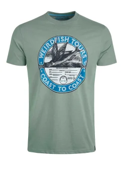WEIRD FISH Coasting Graphic T-Shirt S