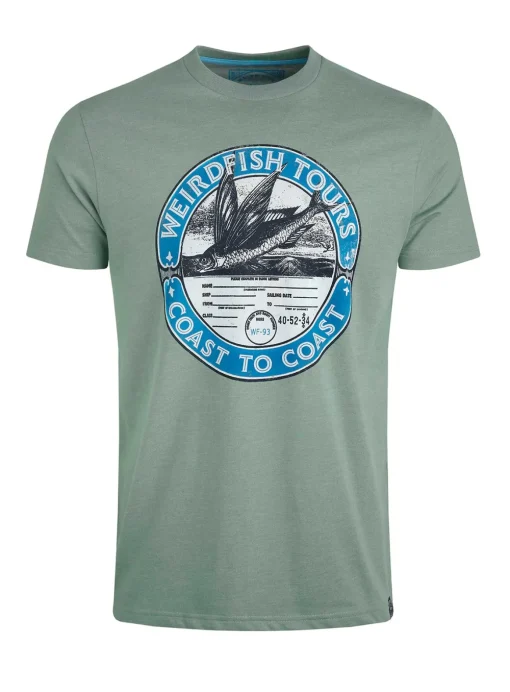 WEIRD FISH Coasting Graphic T-Shirt S