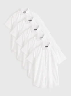 White Slim Fit Formal Shirt 5 Pack 15