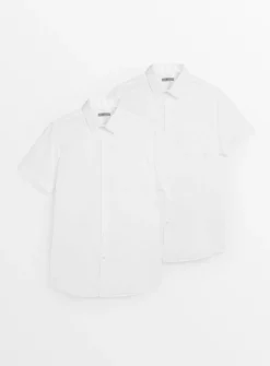 White Slim Fit Formal Shirt 2 Pack 14.5