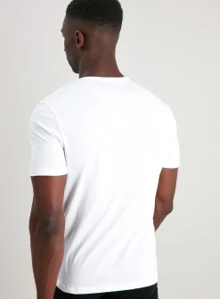 White T-Shirt Vests 2 Pack L