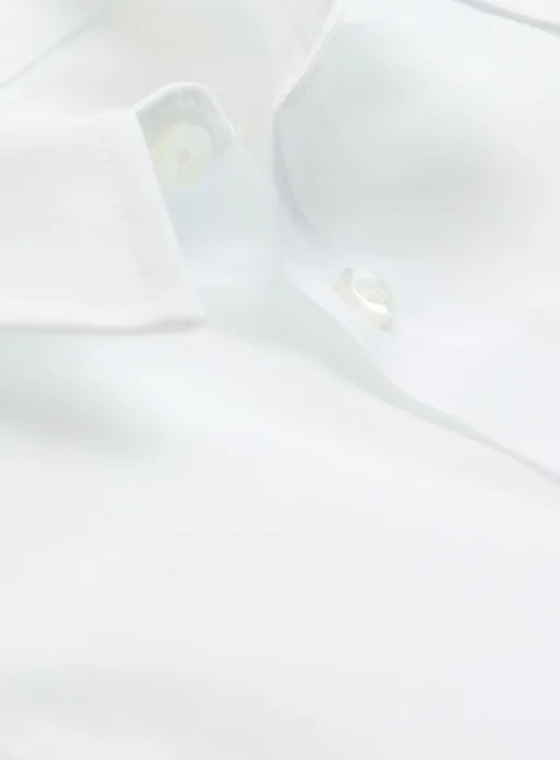 White Unisex Ecolite Stain Resistant School Shirts 3 Pack 4 years