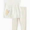 Winnie The Pooh Frill Top & Leggings Set 12-18 months
